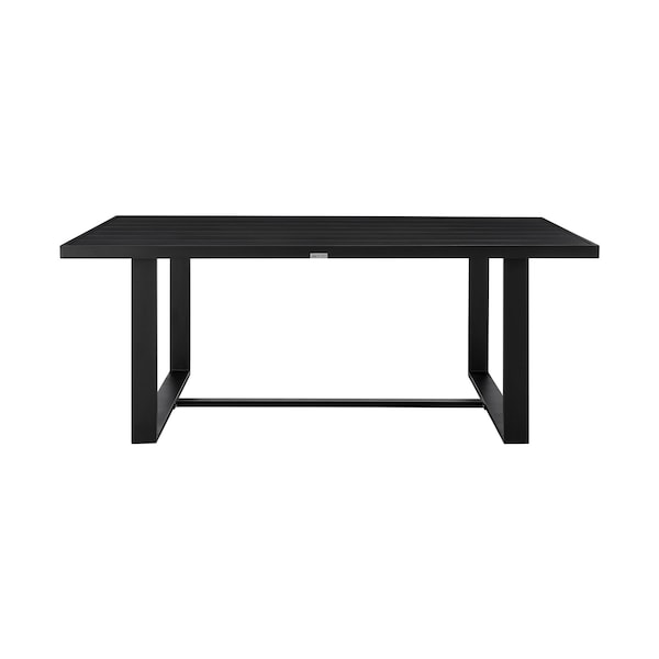 Armen Living Felicia Outdoor Patio Dining Table in Aluminum 840254333154 - main